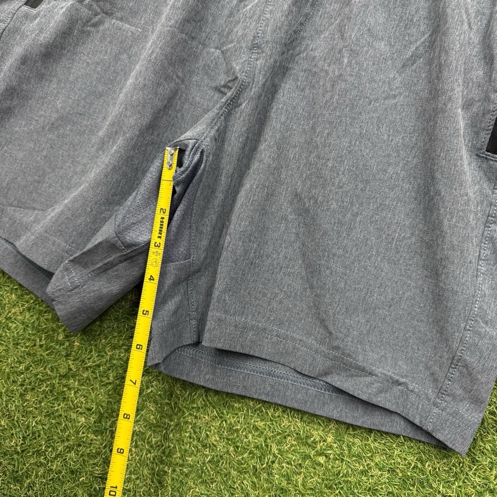 Abercrombie & Fitch Shorts Mens Small Nylon Pull On Drawstring Tech Gray NWT - Picture 5 of 9